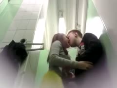 Spy livecam in a non-professional couple's changing room fucking eager